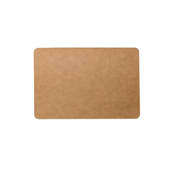 Creststone Leather Placemat Tan