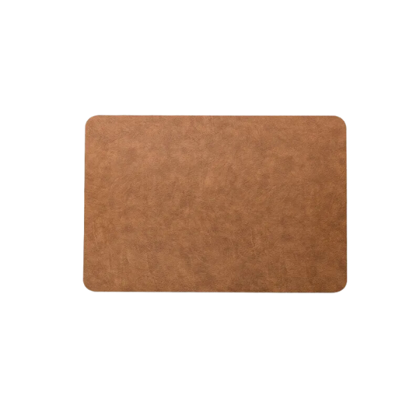 Creststone Leather Placemat Brown