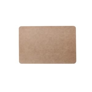 Creststone Leather Placemat Khaki