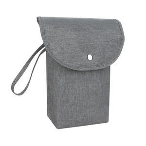 Berry Blue Diaper Storage Bag Grey