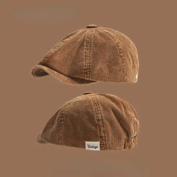 Mordane Corduroy Cap Brown