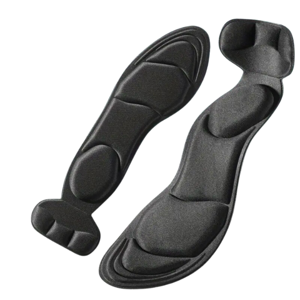 HappyStrides Memory Foam Heel Inserts Black