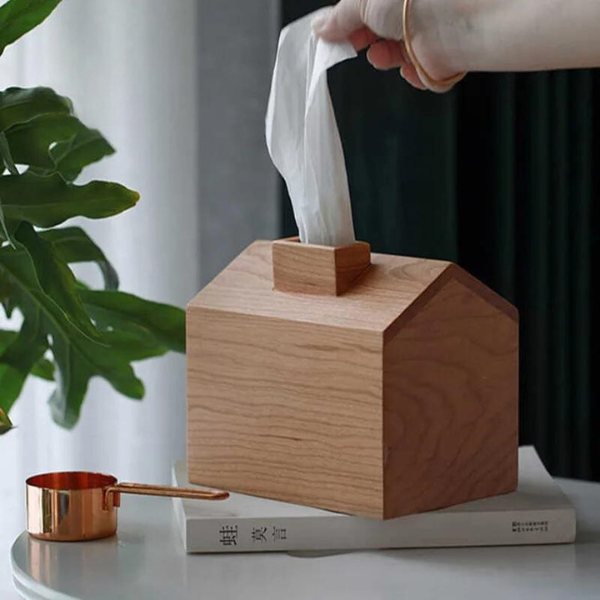 Hearthside Cozy Cabin Tissue Box