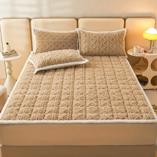 Purely Quilted Mattress Pad Khaki / Twin