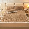 Purely Quilted Mattress Pad Dark khaki / Twin