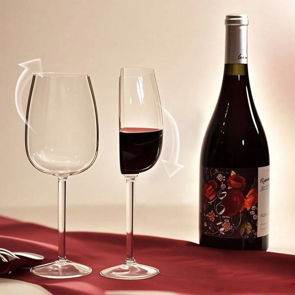 Half Full Stemmed Glass