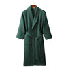 Harbor Waffle Robe Green / M