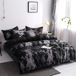 Space Marble Duvet Cover 3 Piece Set