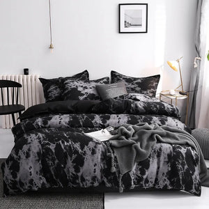 Space Marble Duvet Cover 3 Piece Set