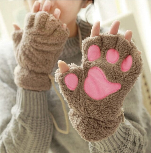 3Leaves Bear Claw Gloves Khaki