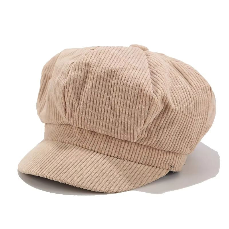 Harper Corduroy Cap Beige