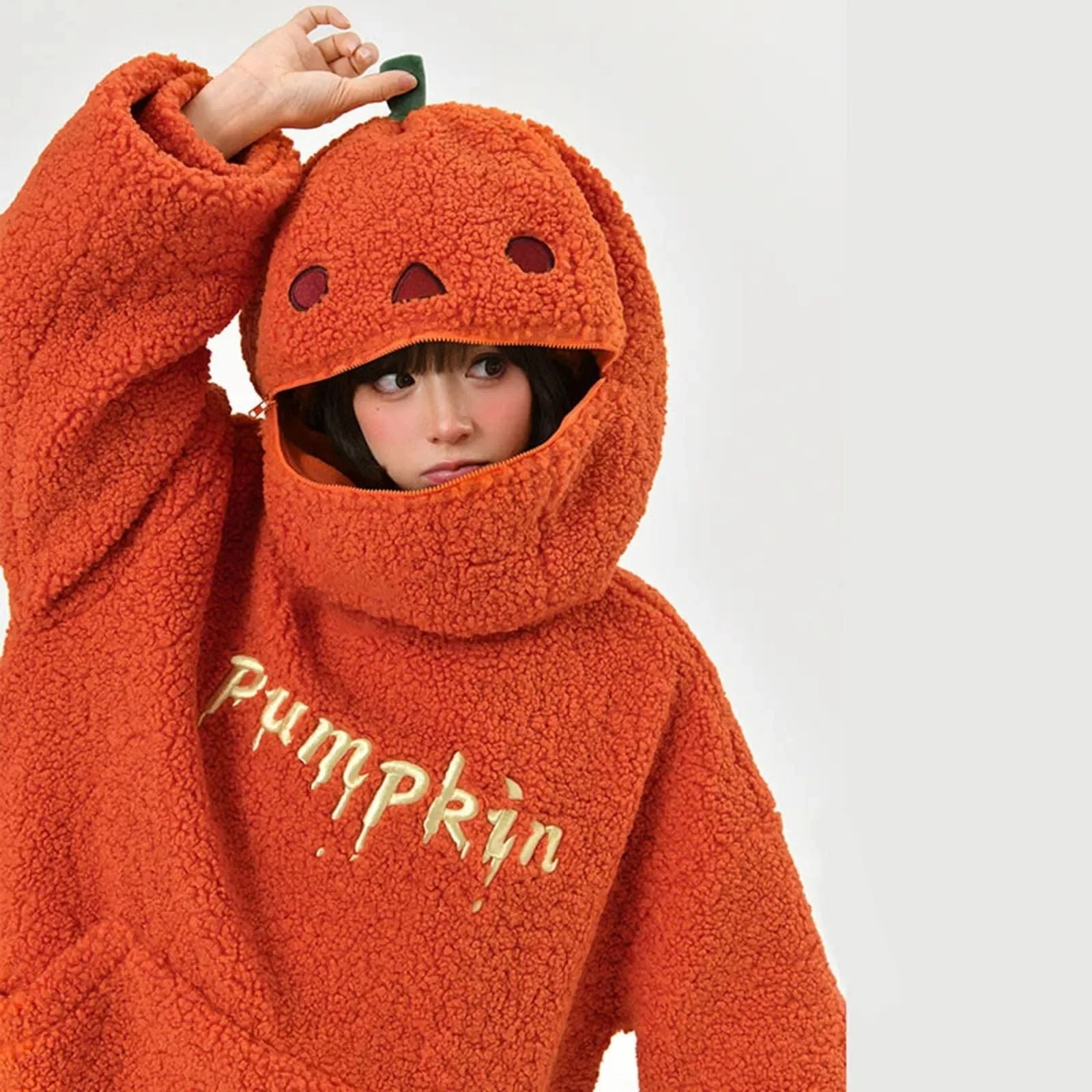 Pumpkin Plush Hoodie