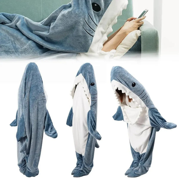 Wearable Shark Blanket XS