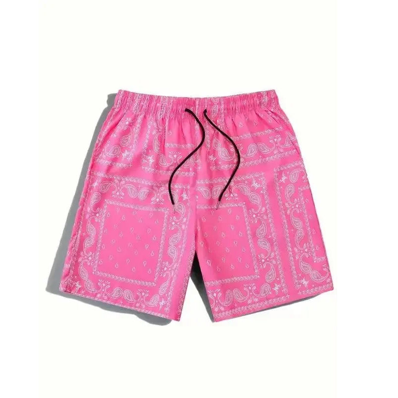 Retreat Paisley Shorts Pink / S