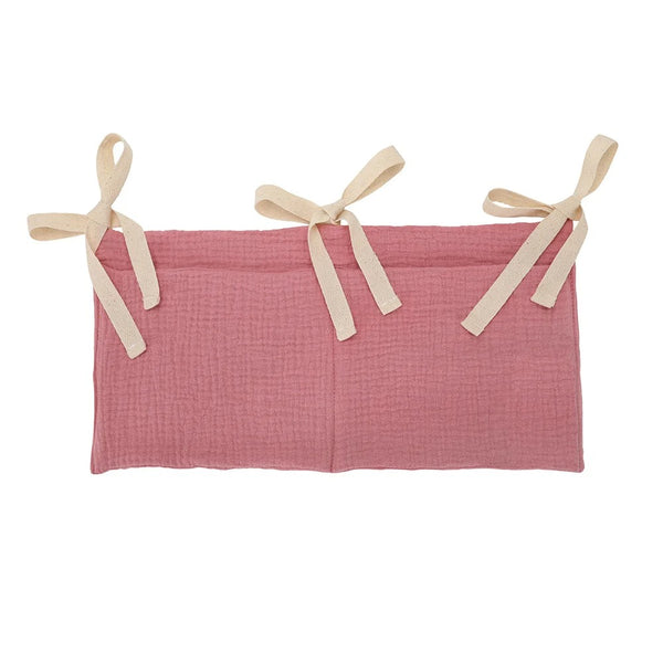 BerryBlue Baby Crib Storage Caddy Pink