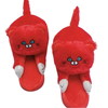 Hugging Cat Slippers - Women's Red / 6