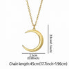 Midnight Crescent Necklace