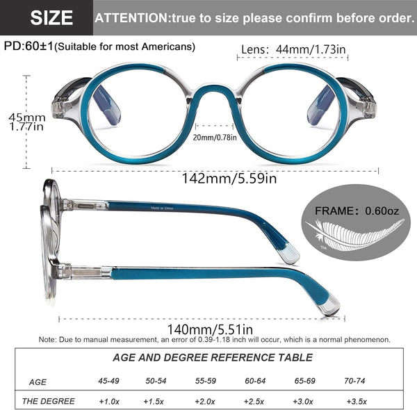 Historian Blue Light Reading Glasses