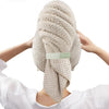 Purely Large Hair Towel Wrap White