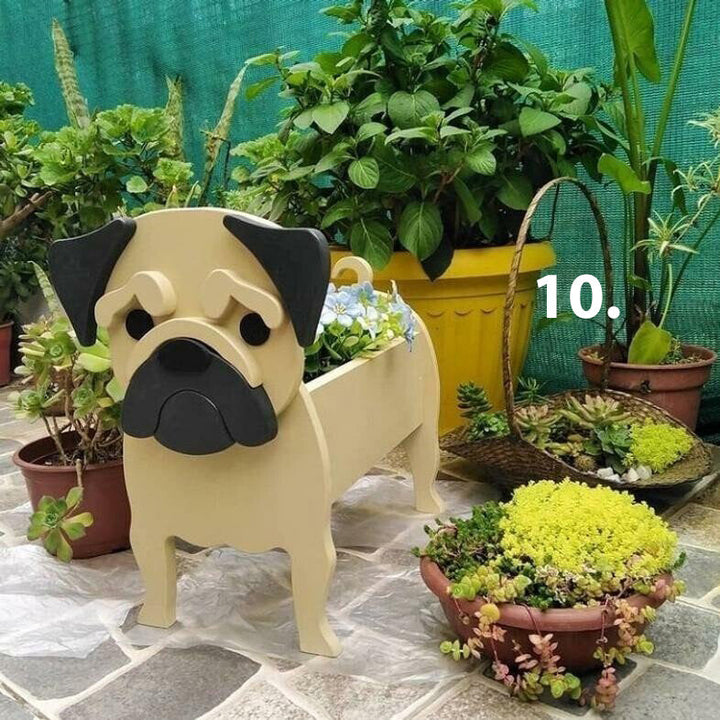 Dog Planter 10 - Pug