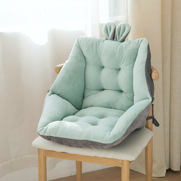 HomeGenius Bunny Seat Cushion Light green / 17x17"