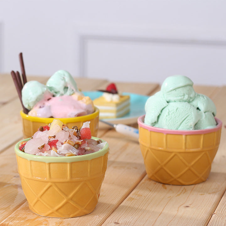 Ice Cream Sundae Bowl Set
