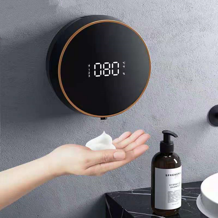 Wall Mounted Touchless Soap Dispenser with Temp Display