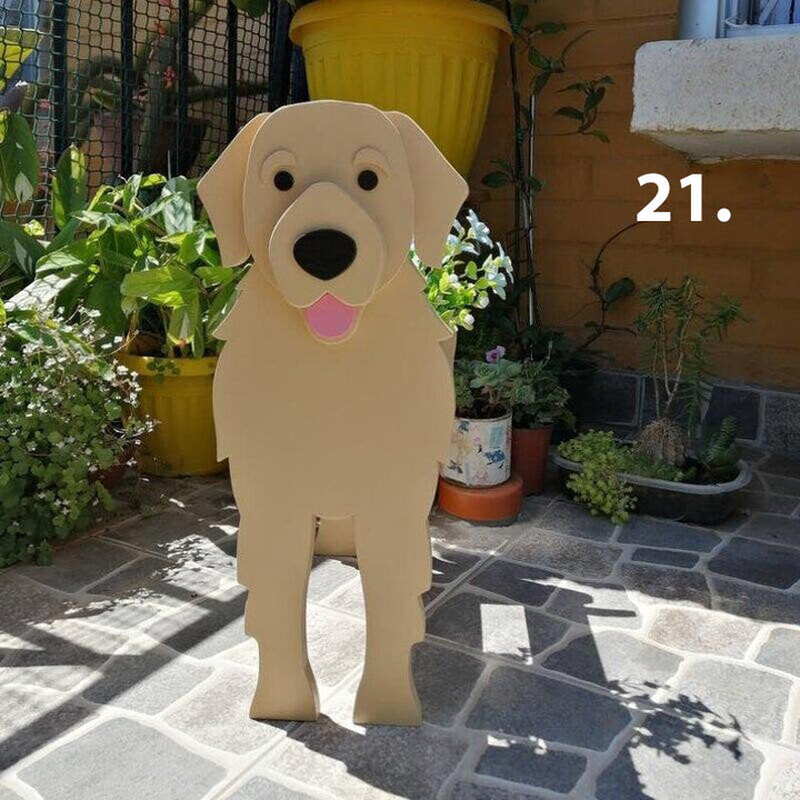 Dog Planter 21 - Golden Retriever