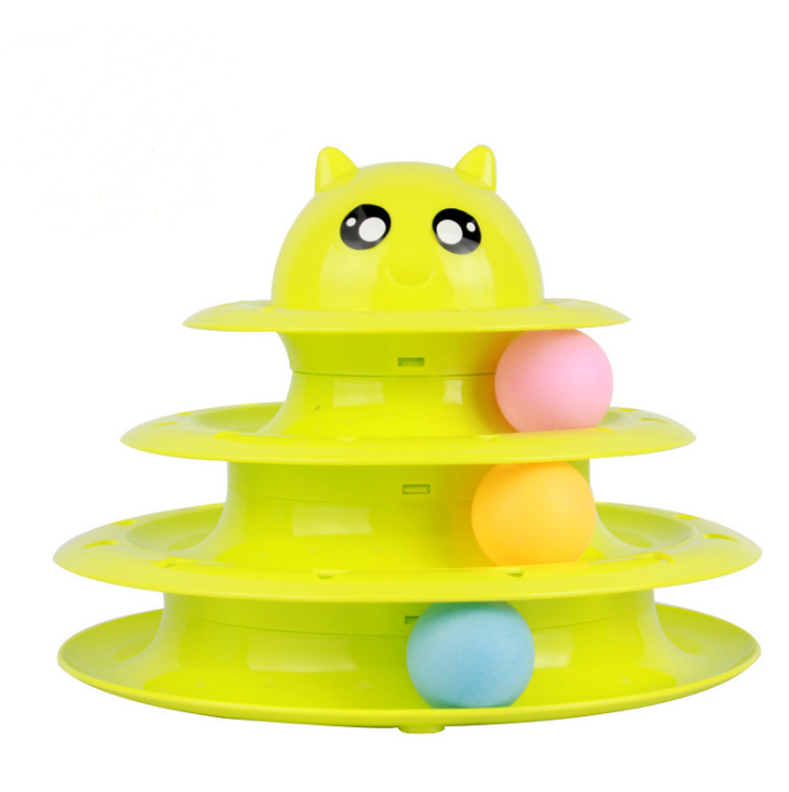 Cat Tower Track Toy Green