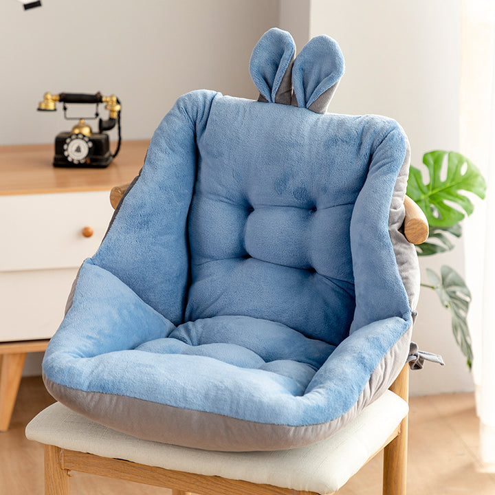 HomeGenius Bunny Seat Cushion Light blue / 17x17"