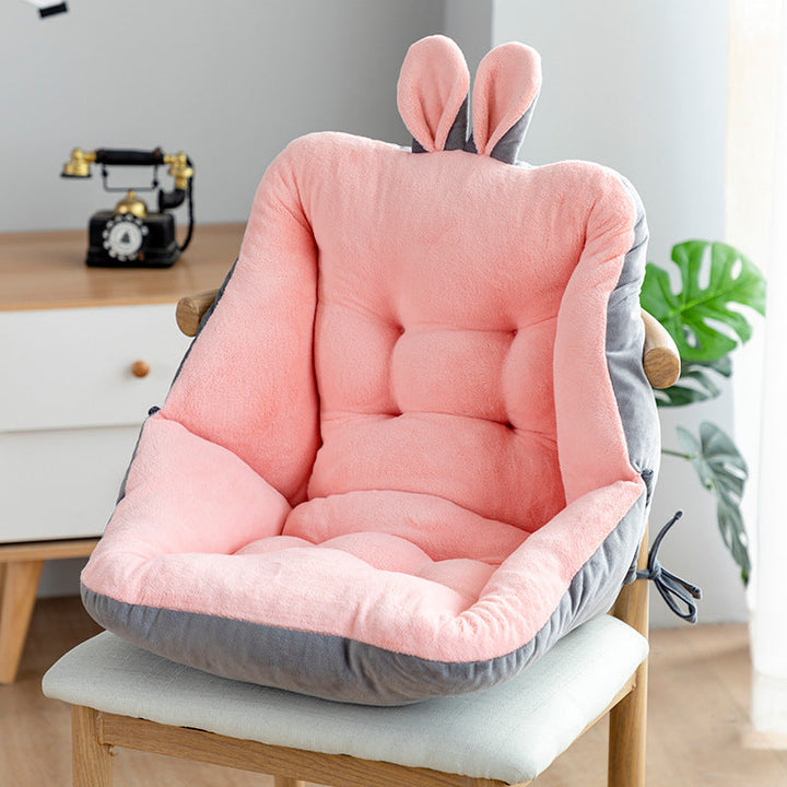 HomeGenius Bunny Seat Cushion Light pink / 17x17"