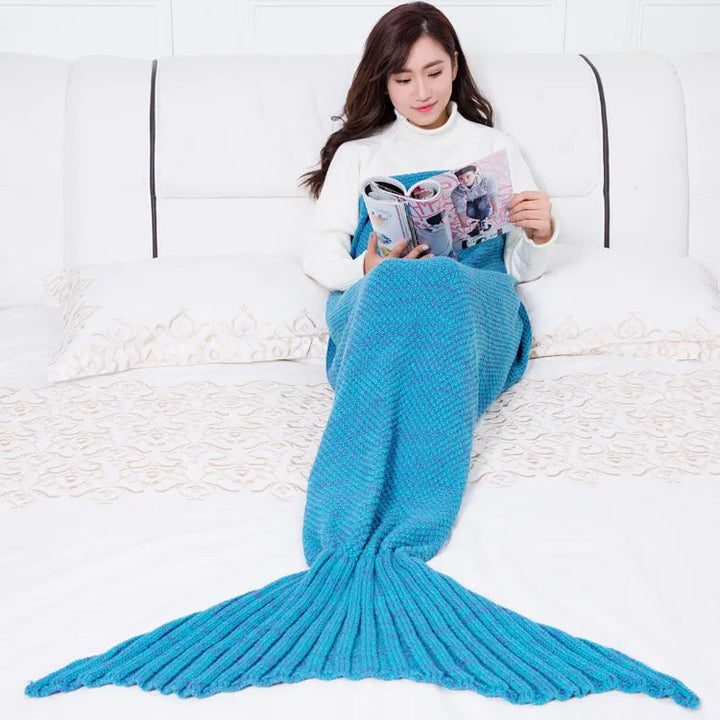 Mermaid Blanket Blue
