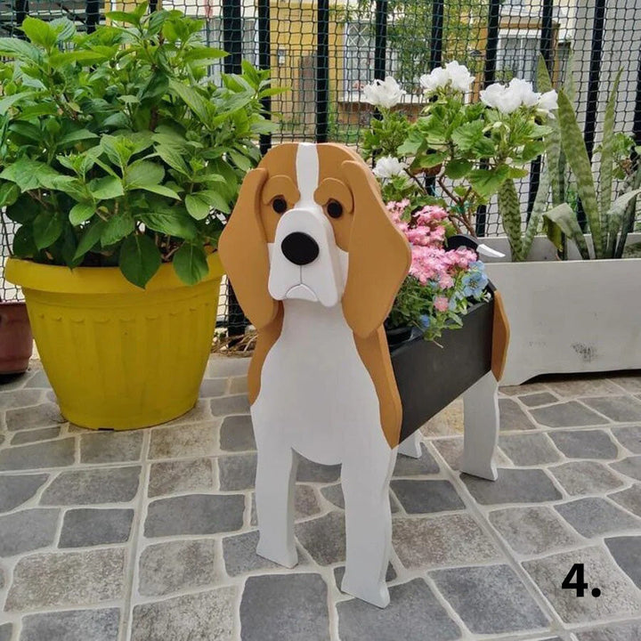 Dog Planter 4 - Beagle