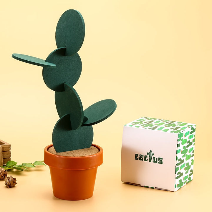 Cactus Pot Coaster Set