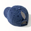 3Leaves Ponytail Baseball Cap Navy blue