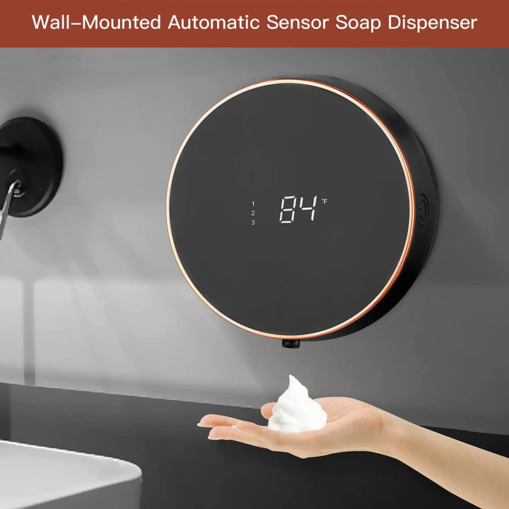 Wall Mounted Touchless Soap Dispenser with Temp Display
