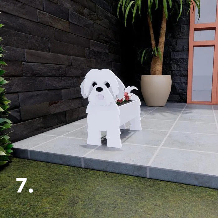 Dog Planter 7 - Shih Tzu