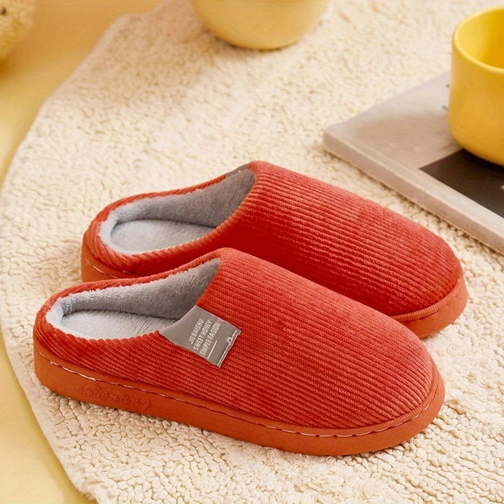 Women's Plush Comfort Slippers Red / 6