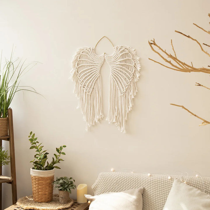 Angel Wings Macrame Wall Decor