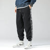 3Leaves Men Paisley Print Corduroy Pants M / Black