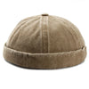 3Leaves Washed Brimless Cap Khaki