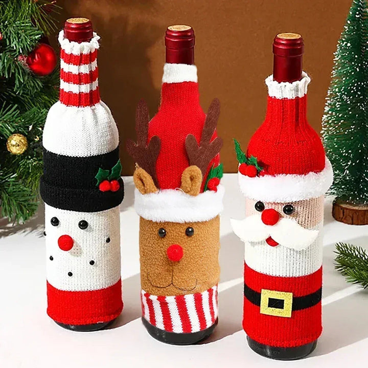 Bottle Christmas Sweaters 3 Piece Set