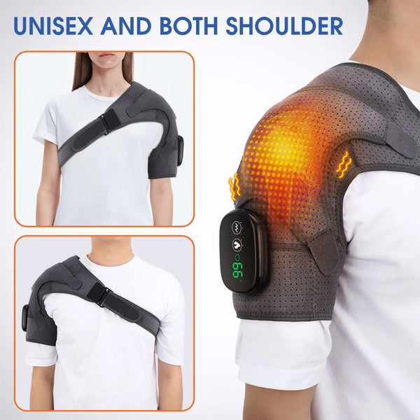 EvoFit Heated Shoulder Brace Massager