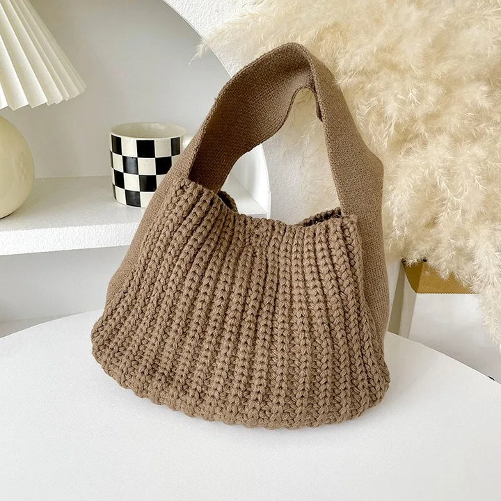 3Leaves Essential Crochet Handbag Brown