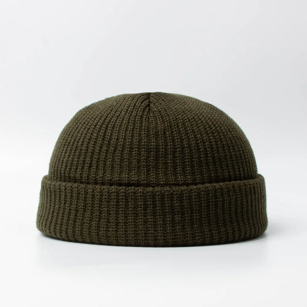 3Leaves Skull Cap Beanie Army green