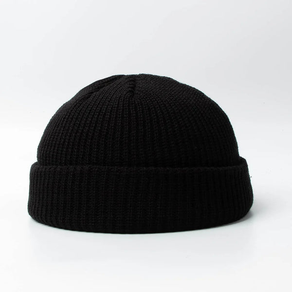 3Leaves Skull Cap Beanie Black