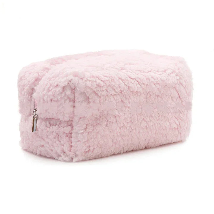 3Leaves Lambswool Cosmetic Bag Pink