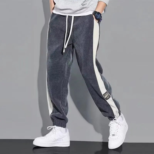 3Leaves Corduroy Joggers Faded Black / XS