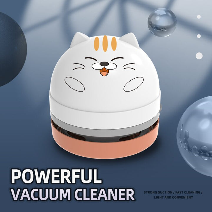 Kawaii Mini Desktop Vacuum Cleaner