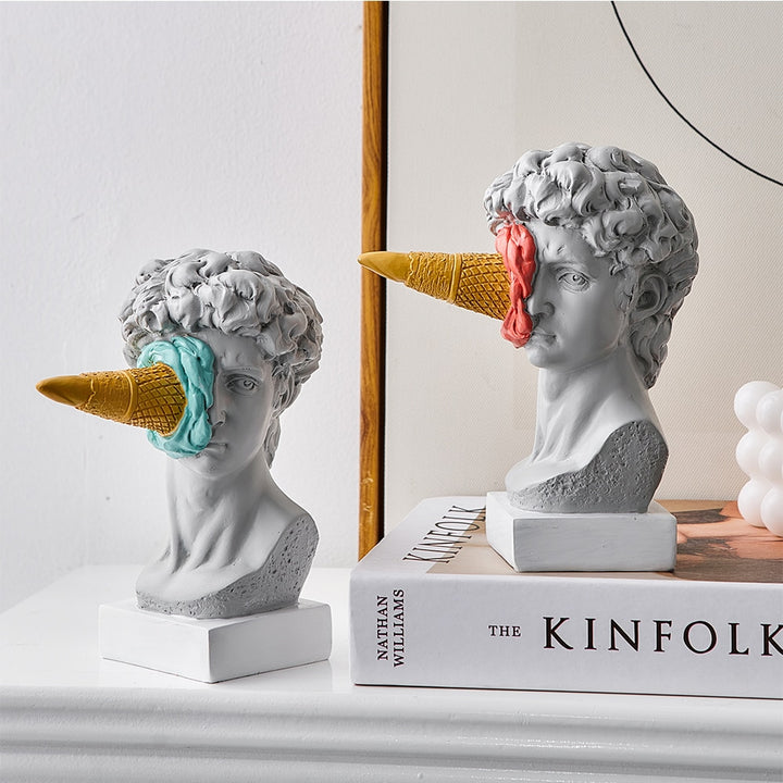 David Ice Cream Sculpture